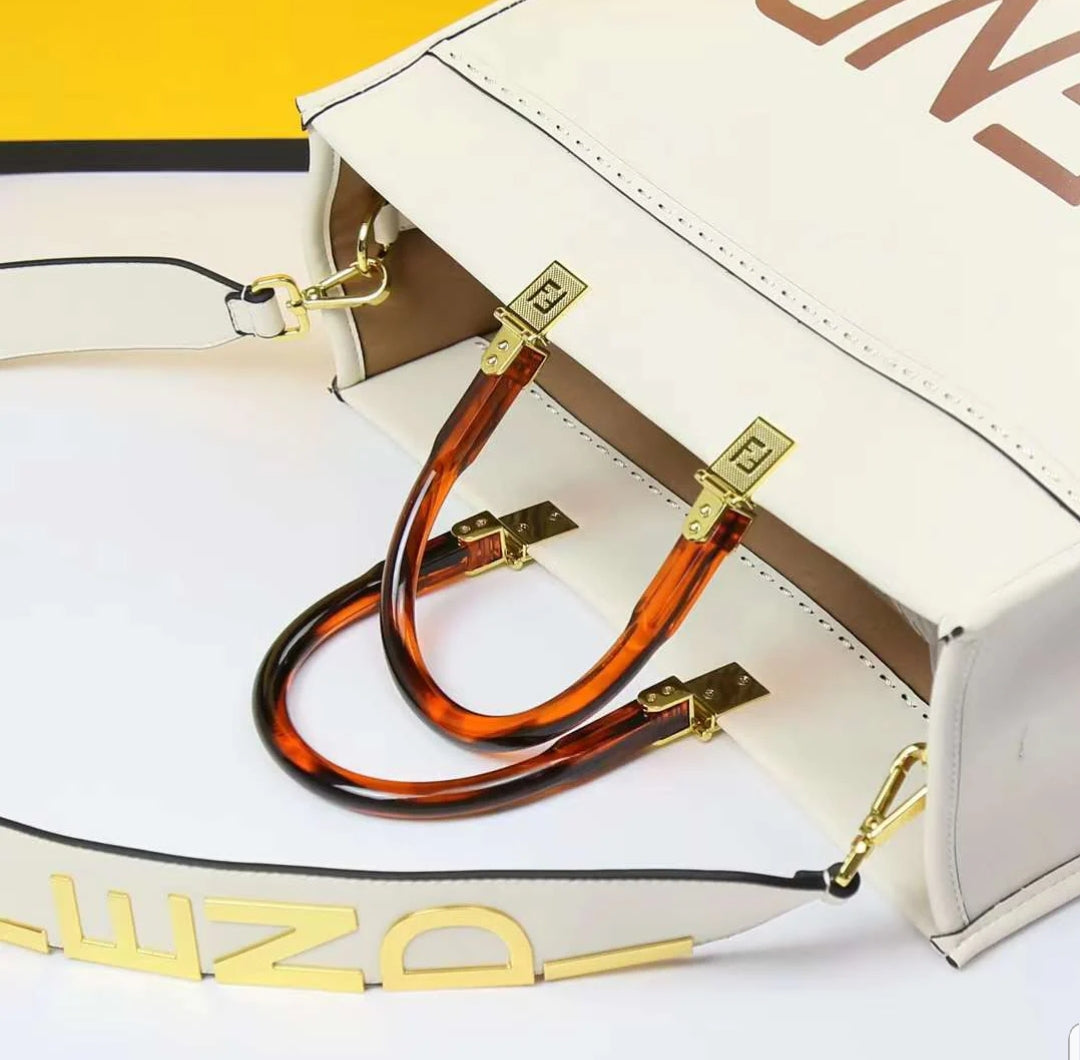 FENDI ROMA Sunshine Medium Bag - White