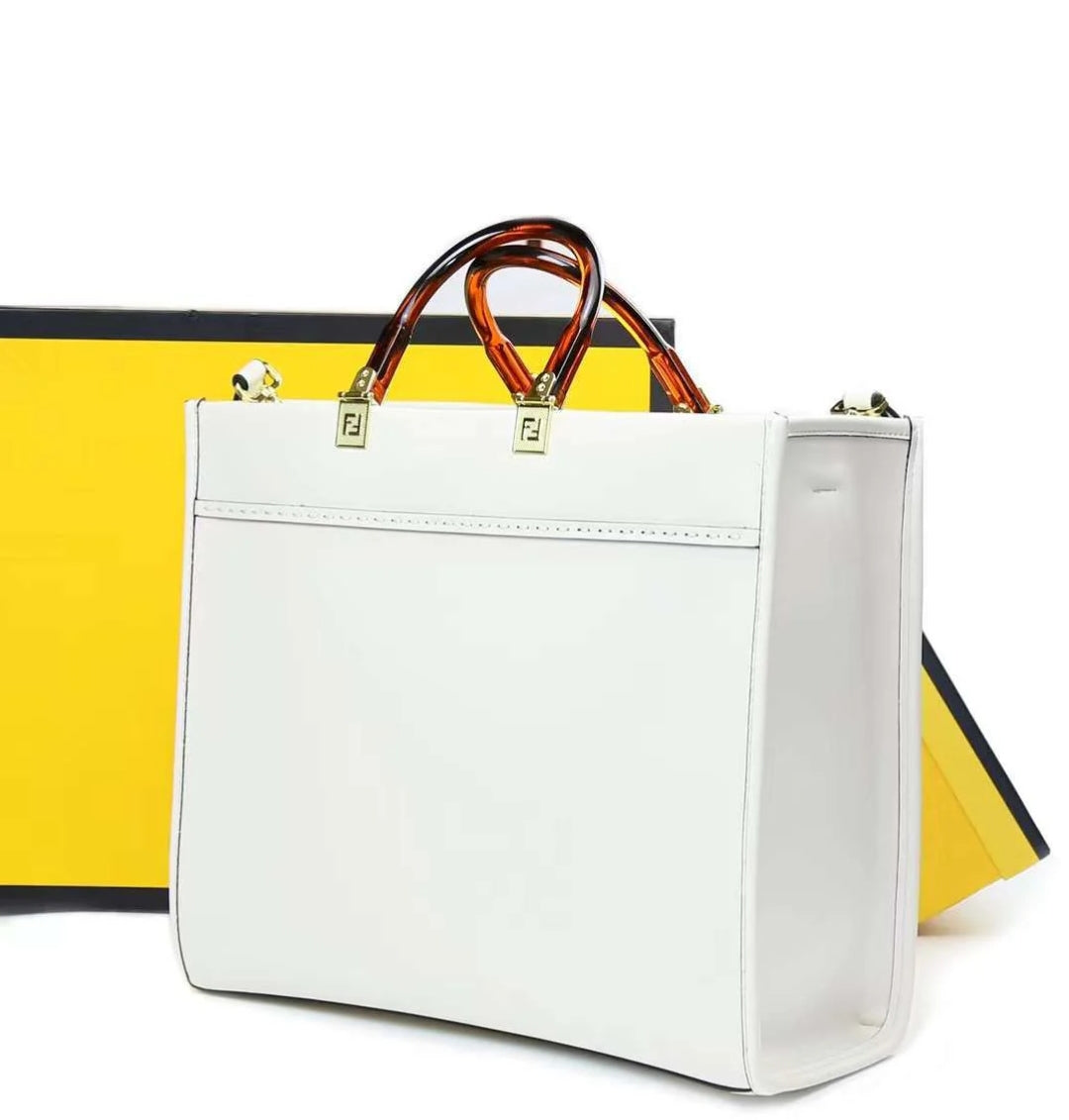 FENDI ROMA Sunshine Medium Bag - White