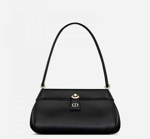 Dior Key Series Oblique Bag  - CALFSKIN BLACK