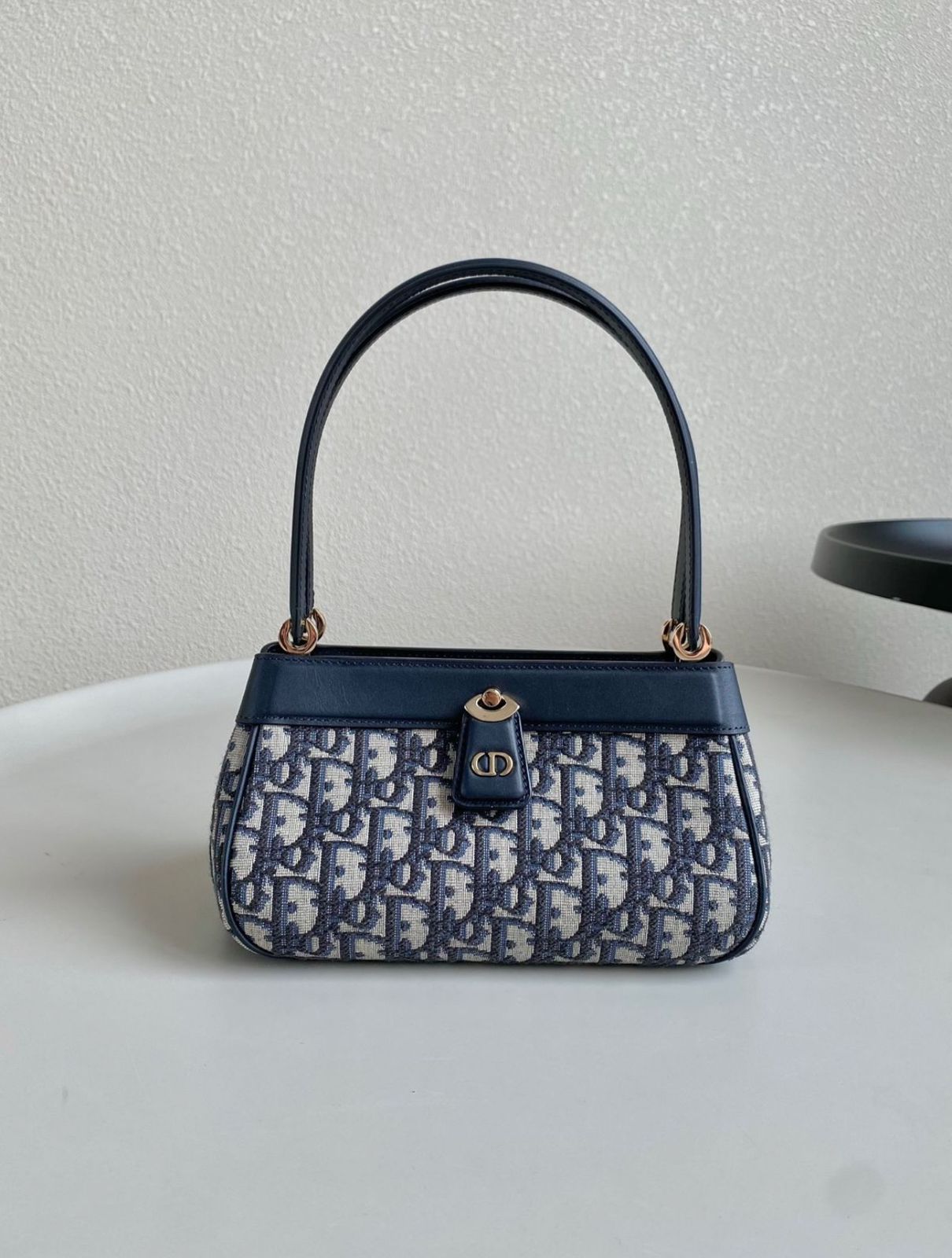 Dior Key Series Oblique Jacquard Bag  - BLUE