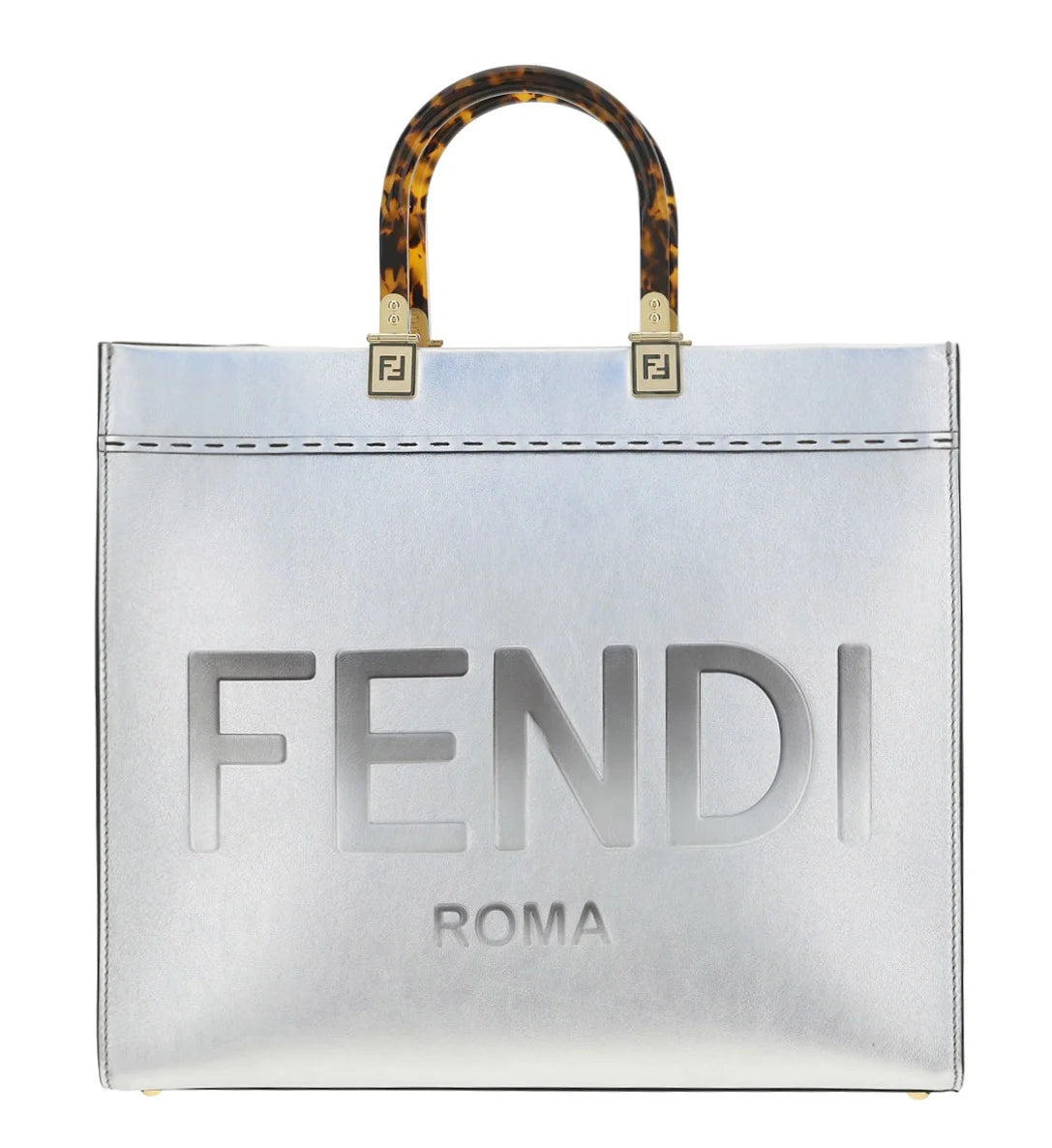 FENDI ROMA Sunshine Medium Bag - Silver