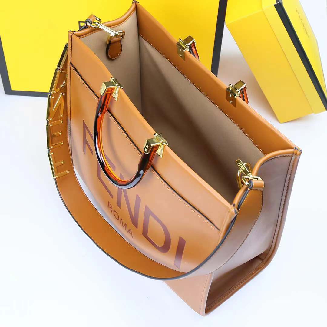 FENDI ROMA Sunshine Medium Bag - Brown