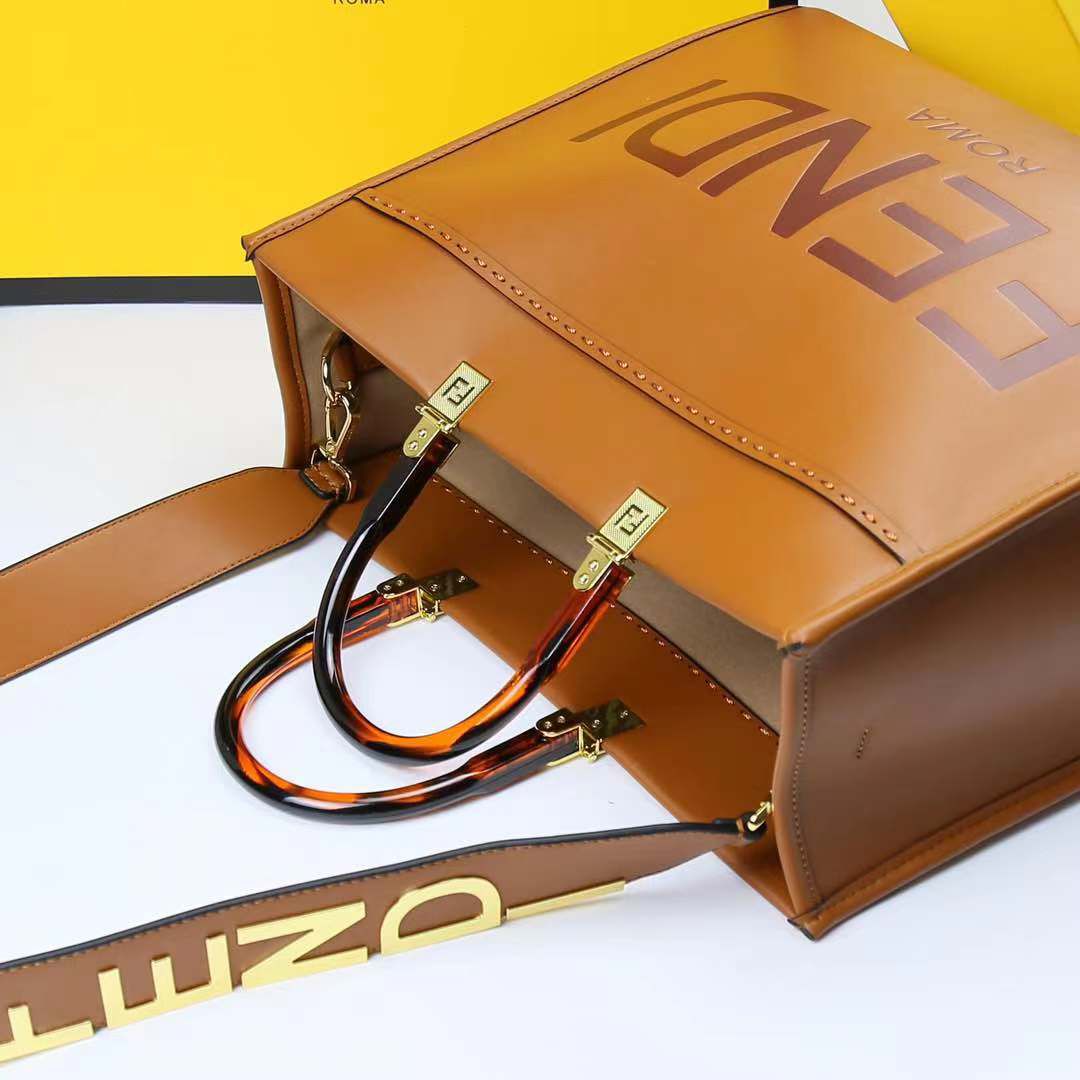 FENDI ROMA Sunshine Medium Bag - Brown