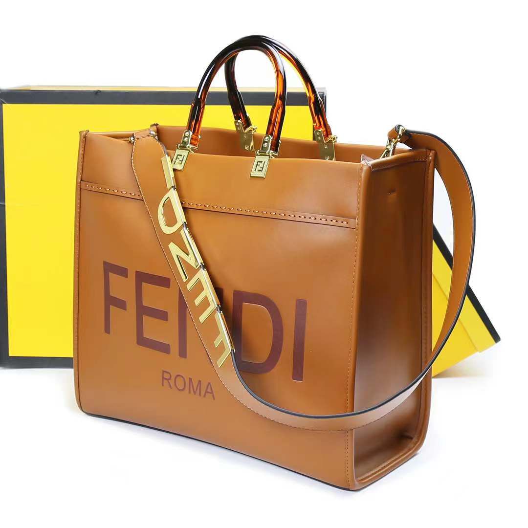 FENDI ROMA Sunshine Medium Bag - Brown