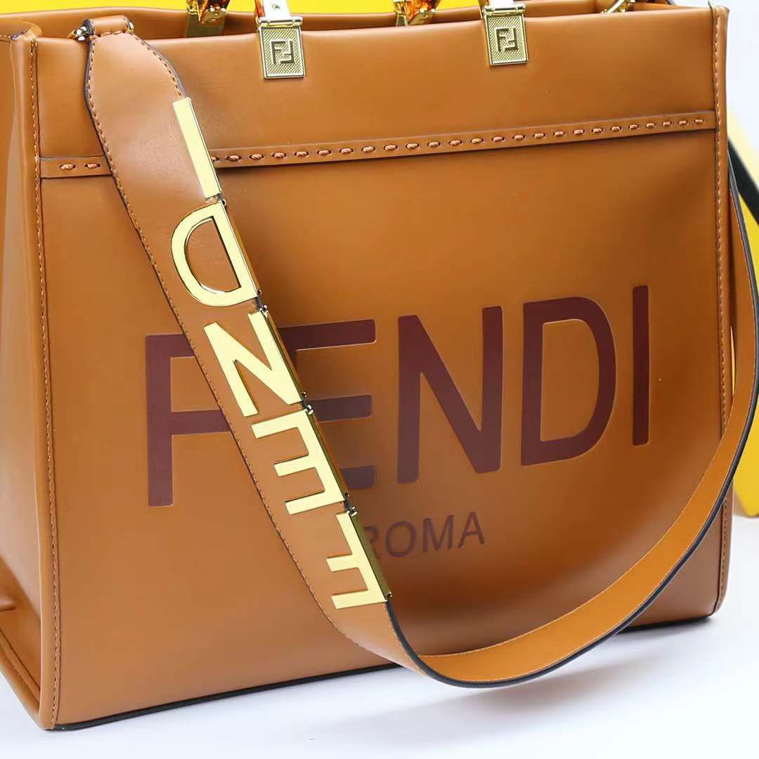 FENDI ROMA Sunshine Medium Bag - Brown