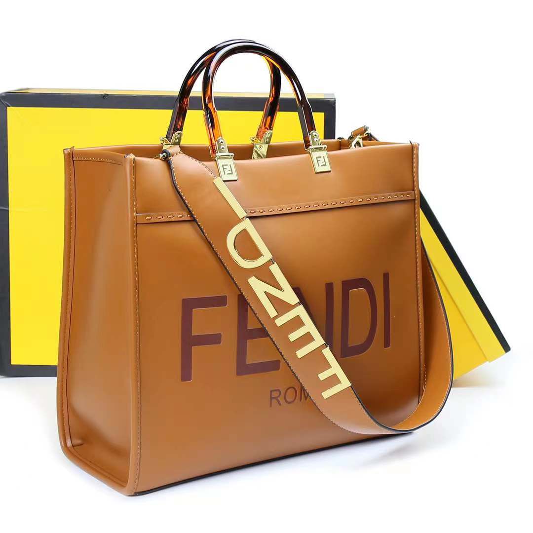 FENDI ROMA Sunshine Medium Bag - Brown