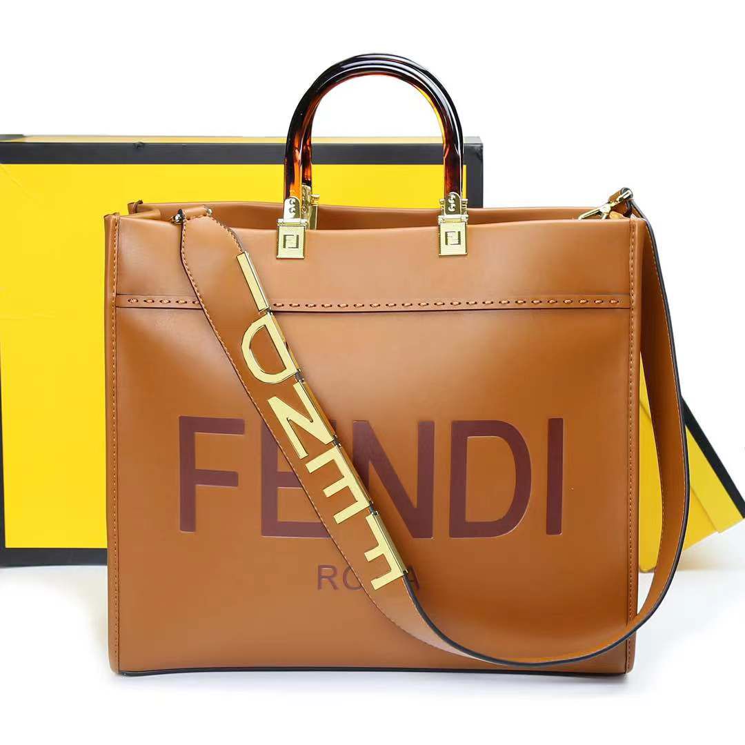 FENDI ROMA Sunshine Medium Bag - Brown