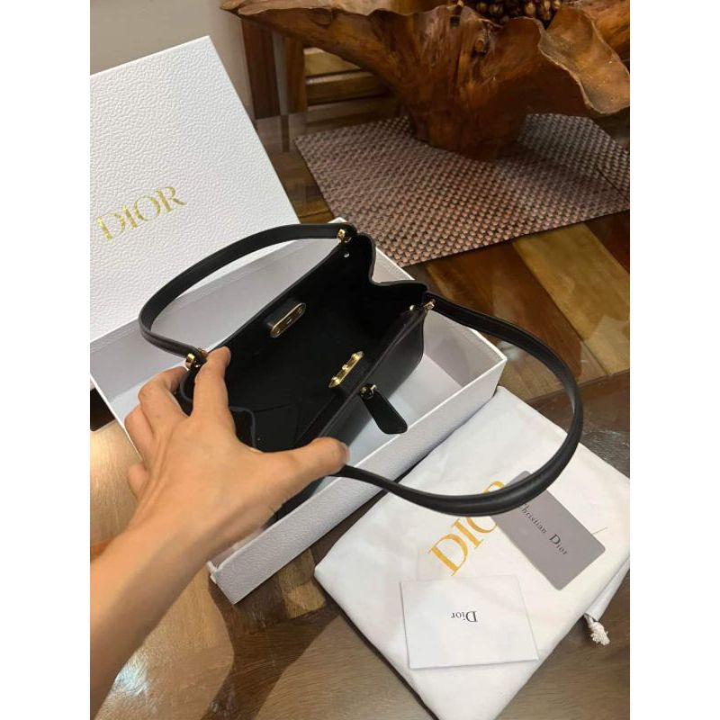 Dior Key Series Oblique Bag  - CALFSKIN BLACK
