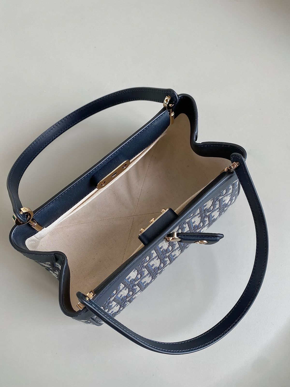 Dior Key Series Oblique Jacquard Bag  - BLUE