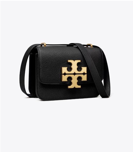 TORY BURCH Small Eleanor Pebbled Bag - Black