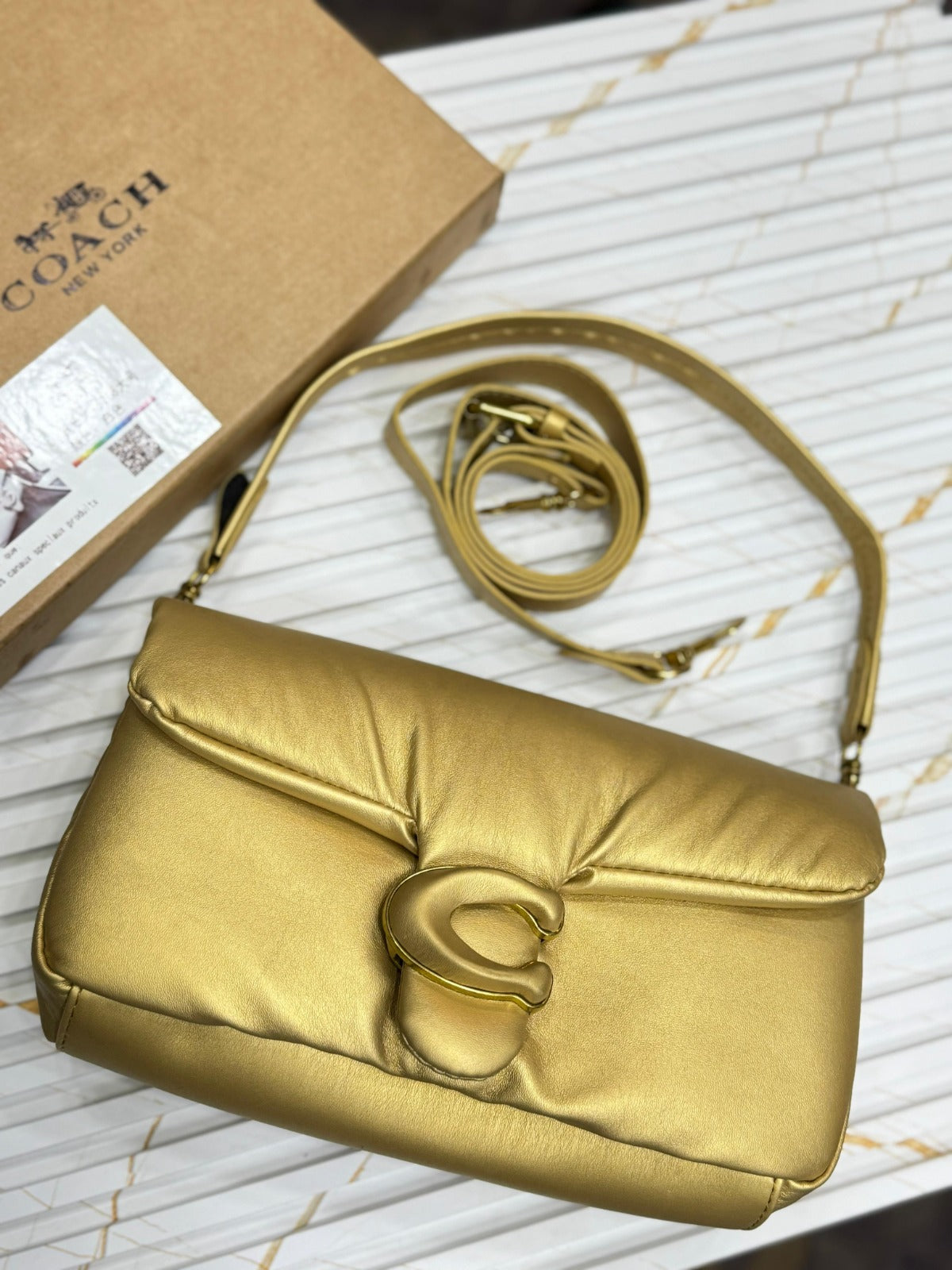 COACH Pillow Soft Tabby 26 Bag - Golden