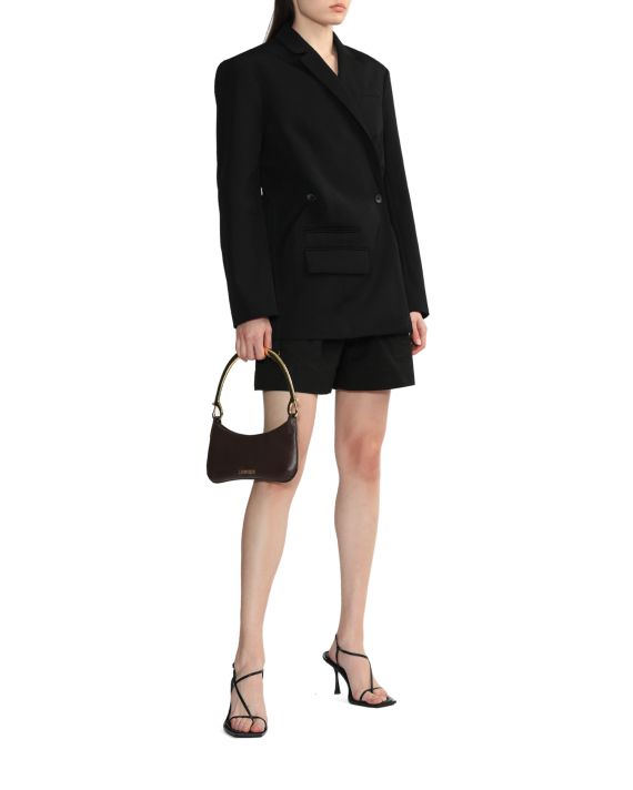 JACQUEMUS Le Bisou Mousqueton Bag - Black