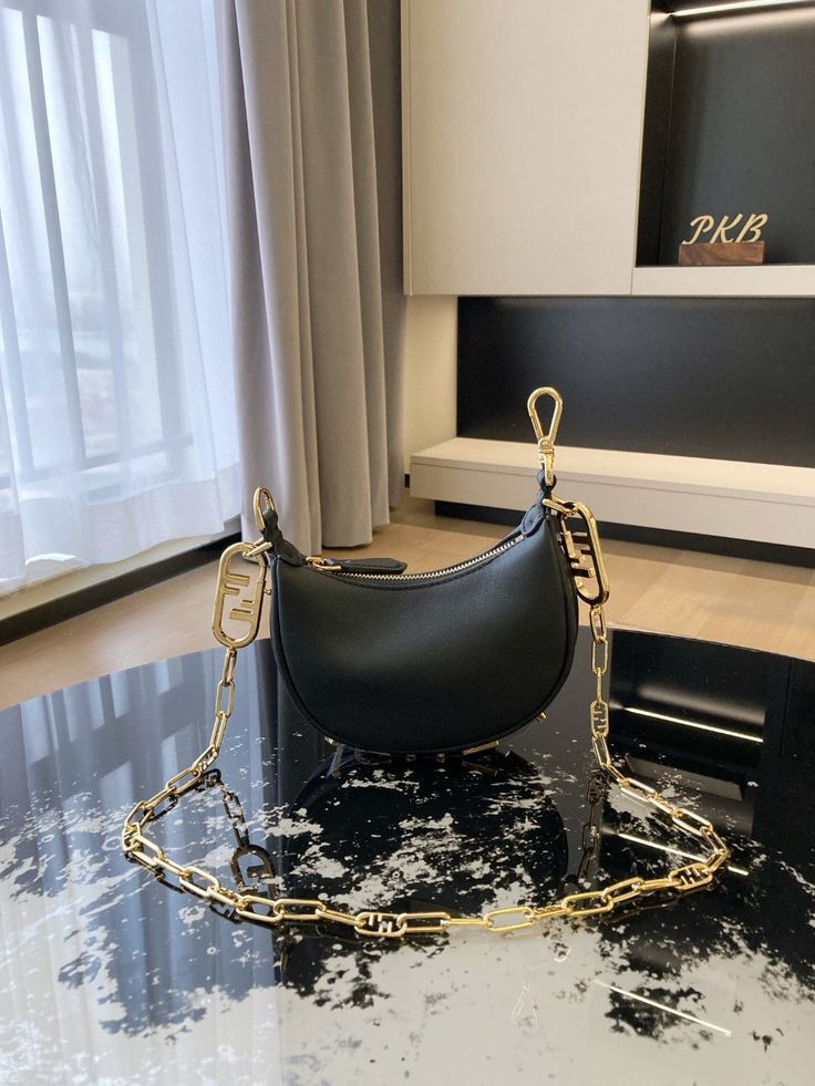 FENDI Fendigraphy Mini Bag - Black