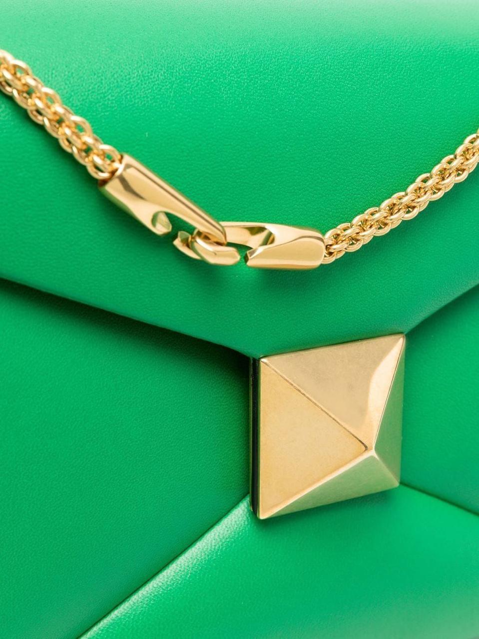 VALENTINO Garvani One Stud Crossbody Bag - Green