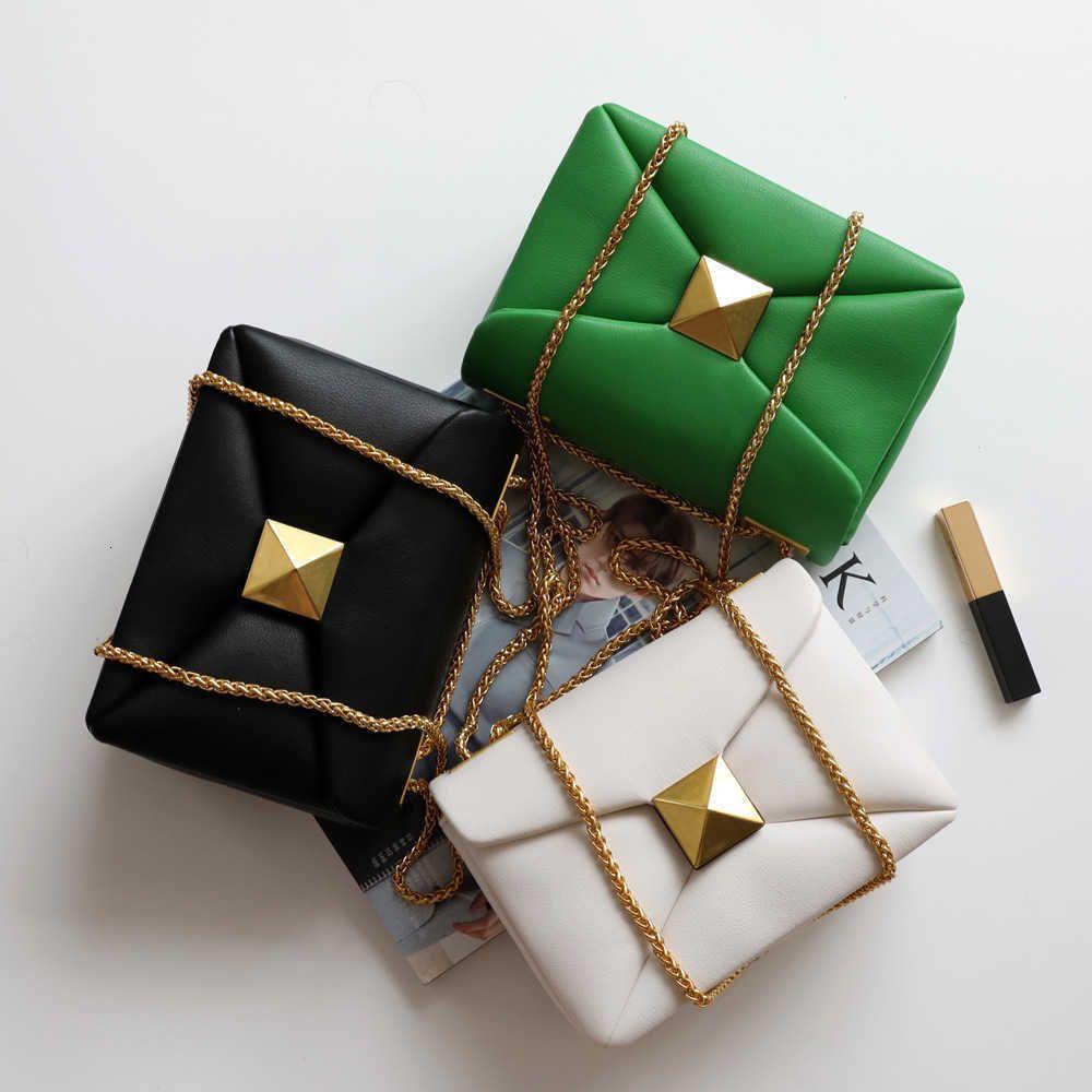 VALENTINO Garvani One Stud Crossbody Bag - Green