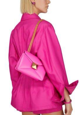 VALENTINO Garvani One Stud Crossbody Bag - Pink
