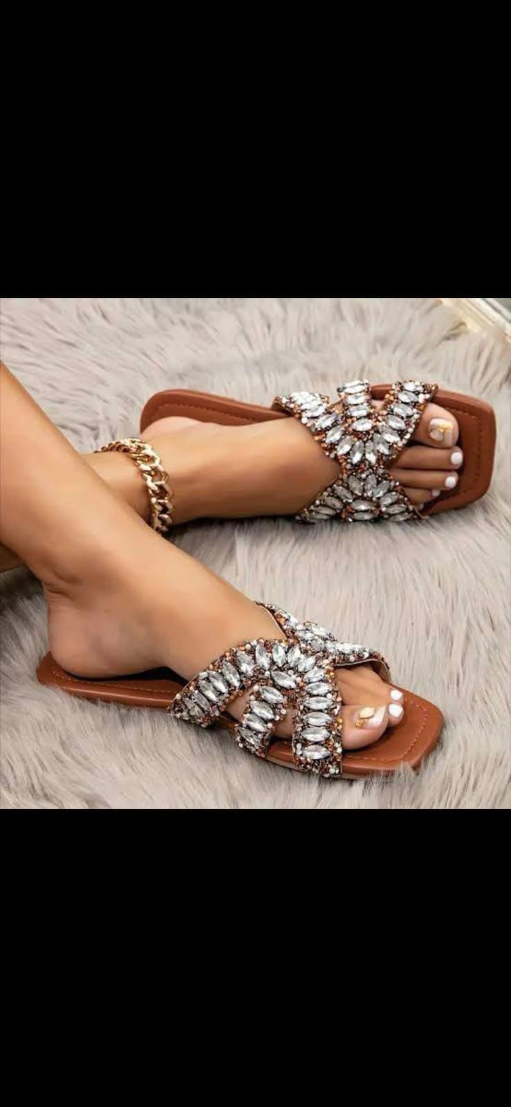 ZARA Studs Slippers