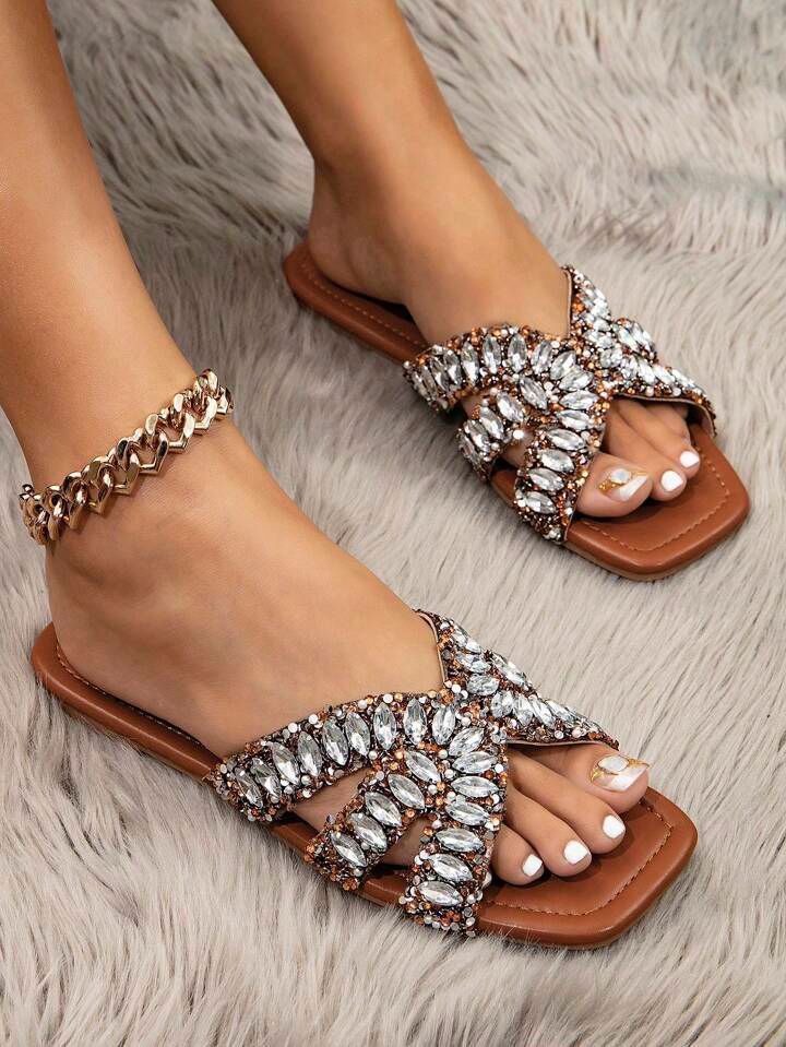 ZARA Studs Slippers