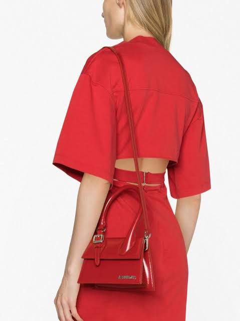 Jacquemus Le Chiquito Moyen Boucle tote bag - Red
