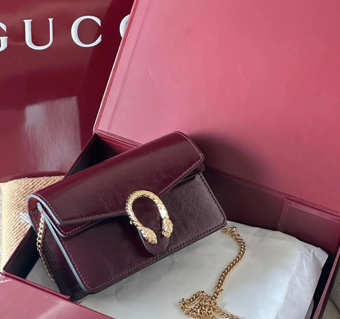 GUCCI Dionysus Mini Bag - Mehroon