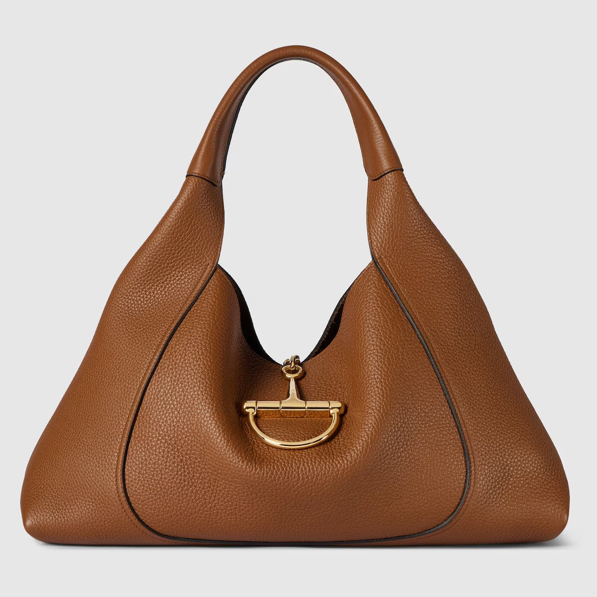 GUCCI Softbit Maxi Shoulder Bag - Brown