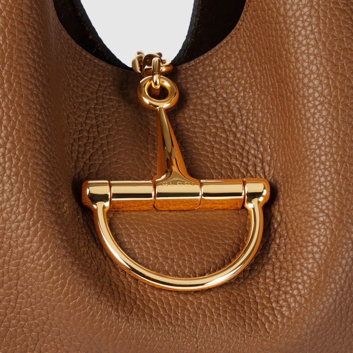 GUCCI Softbit Maxi Shoulder Bag - Brown