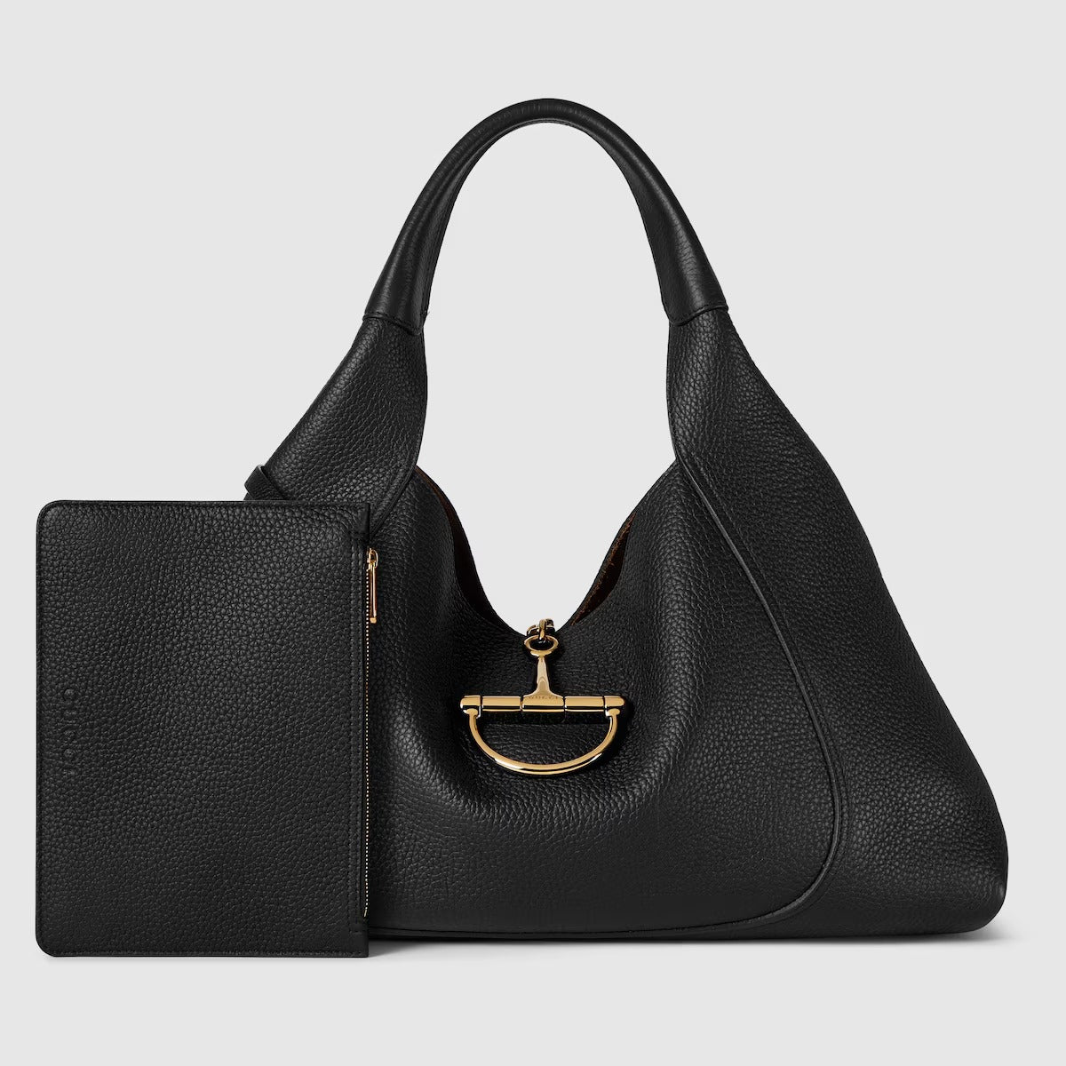 GUCCI Softbit Maxi Shoulder Bag - Black