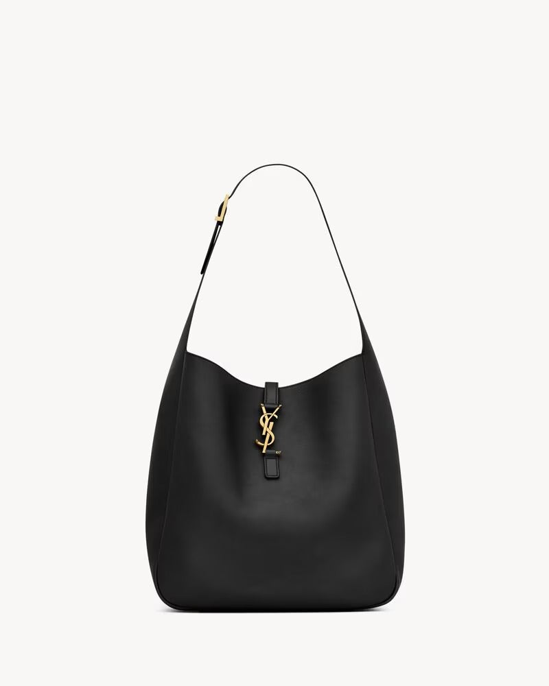Saint Laurent Women's Le 5 A 7 Supple Large Shoulder Hobo Bag - Black