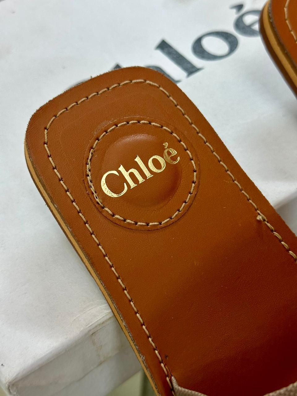 CHLOE Woody Flat Mule - Black