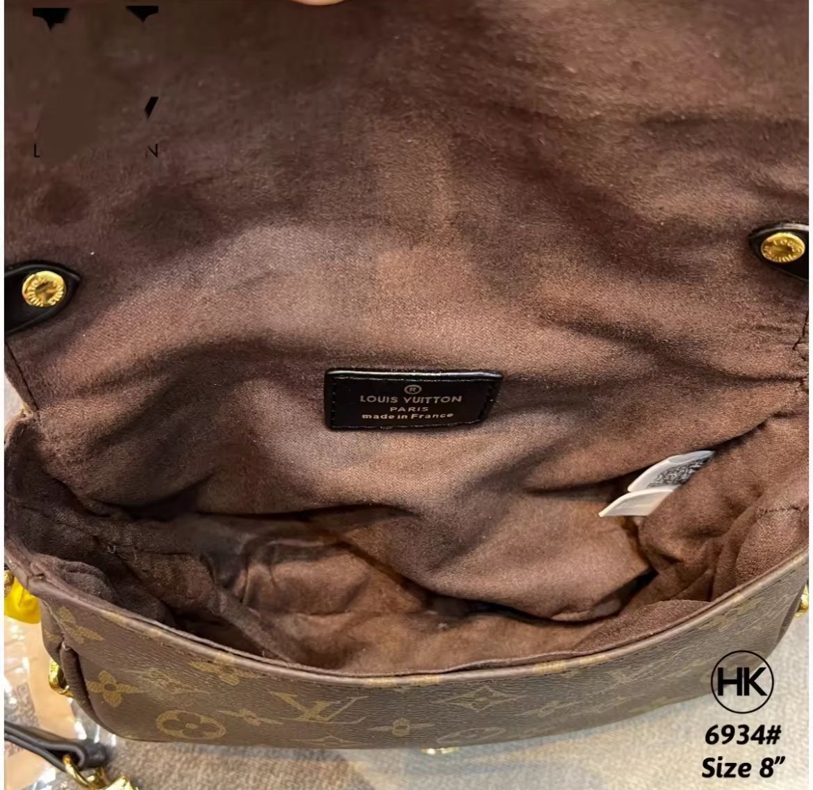 LOUIS VUITTON Saumur Handbag Monogram BB