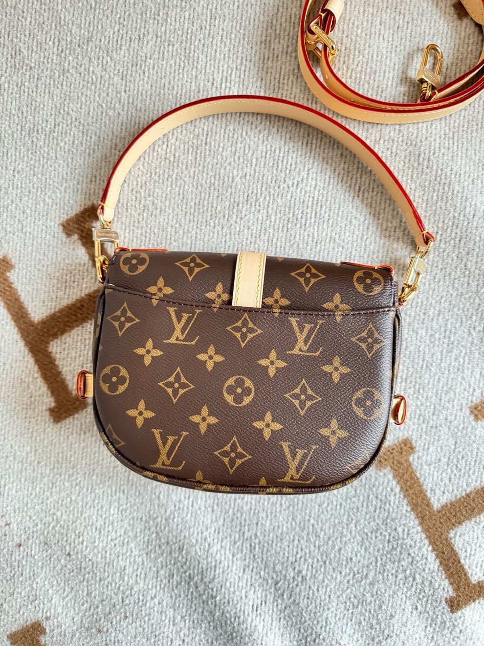 LOUIS VUITTON Saumur Handbag Monogram BB