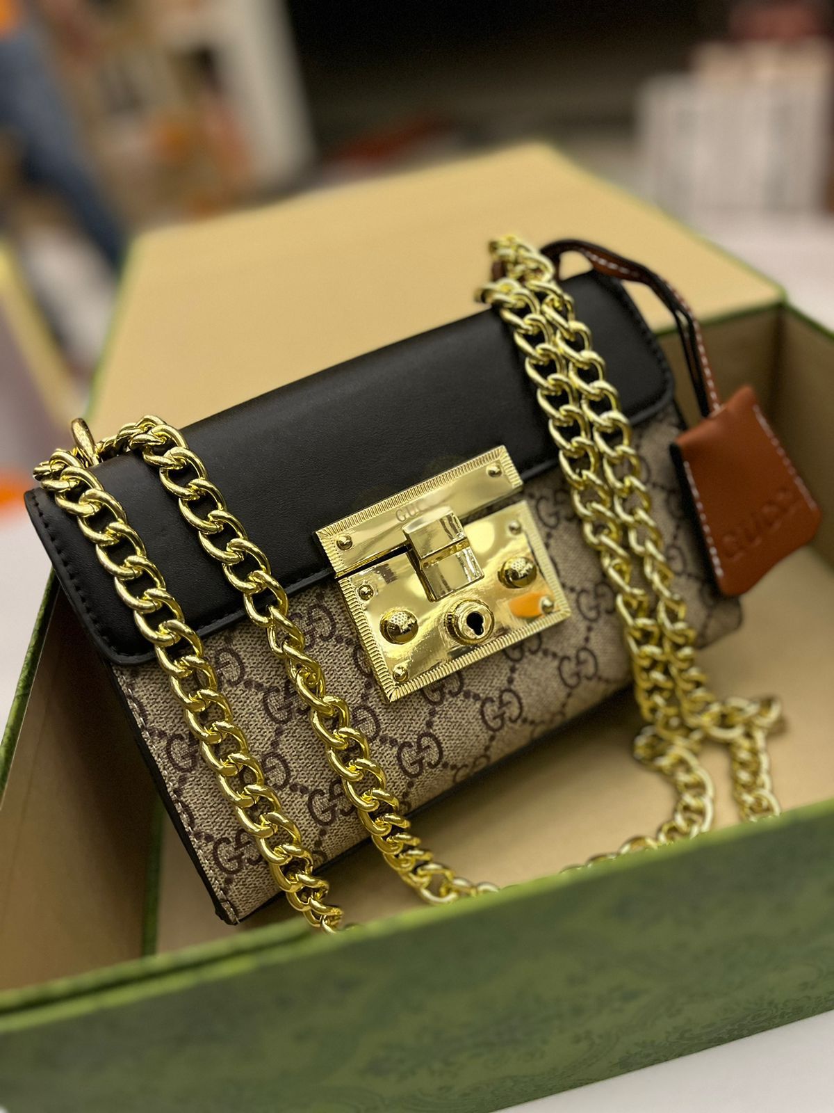 GUCCI Padlock Bag - Black