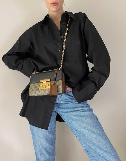 GUCCI Padlock Bag - Black