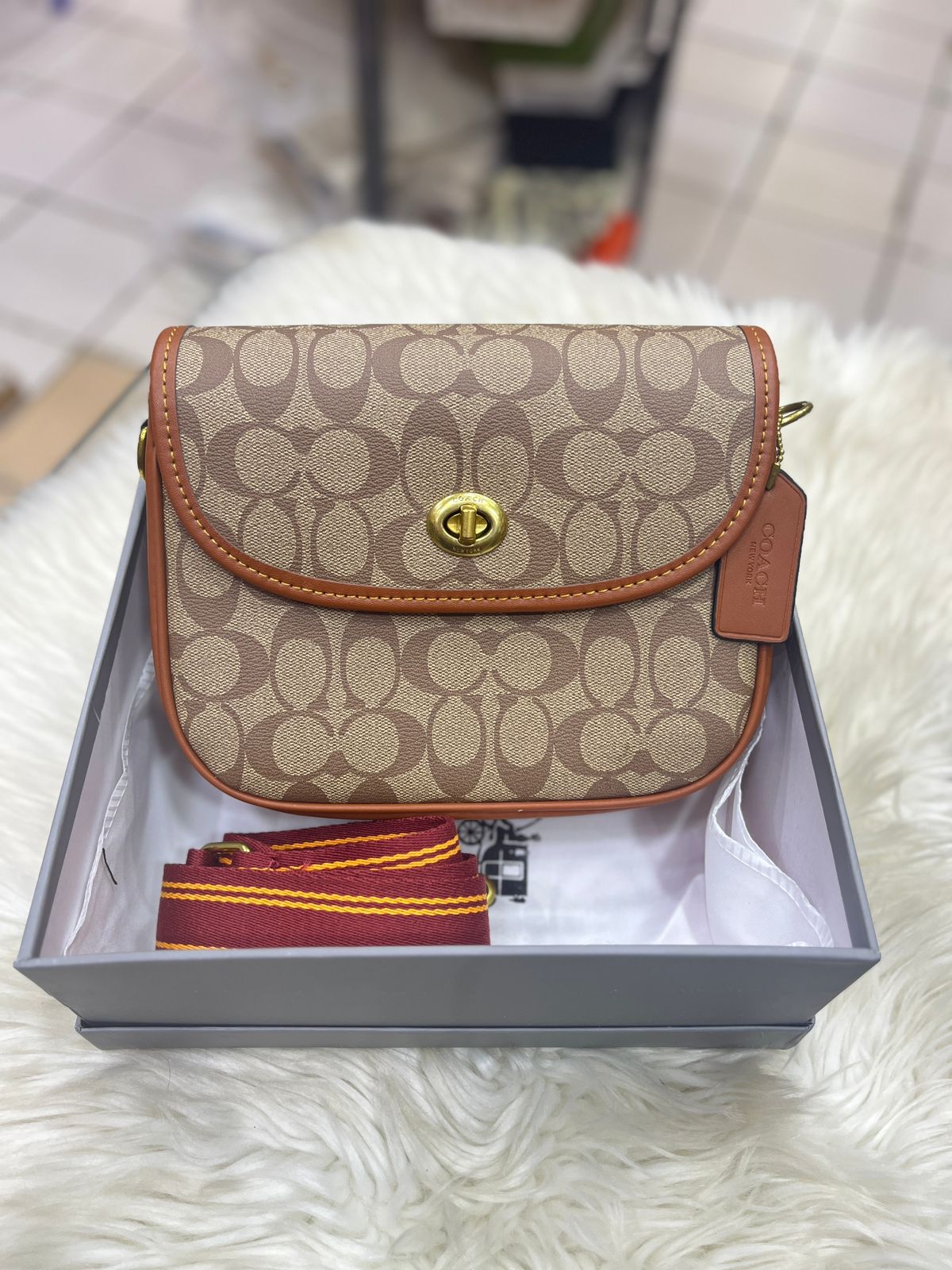 Women Willow Saddle - BEIGE & BROWN