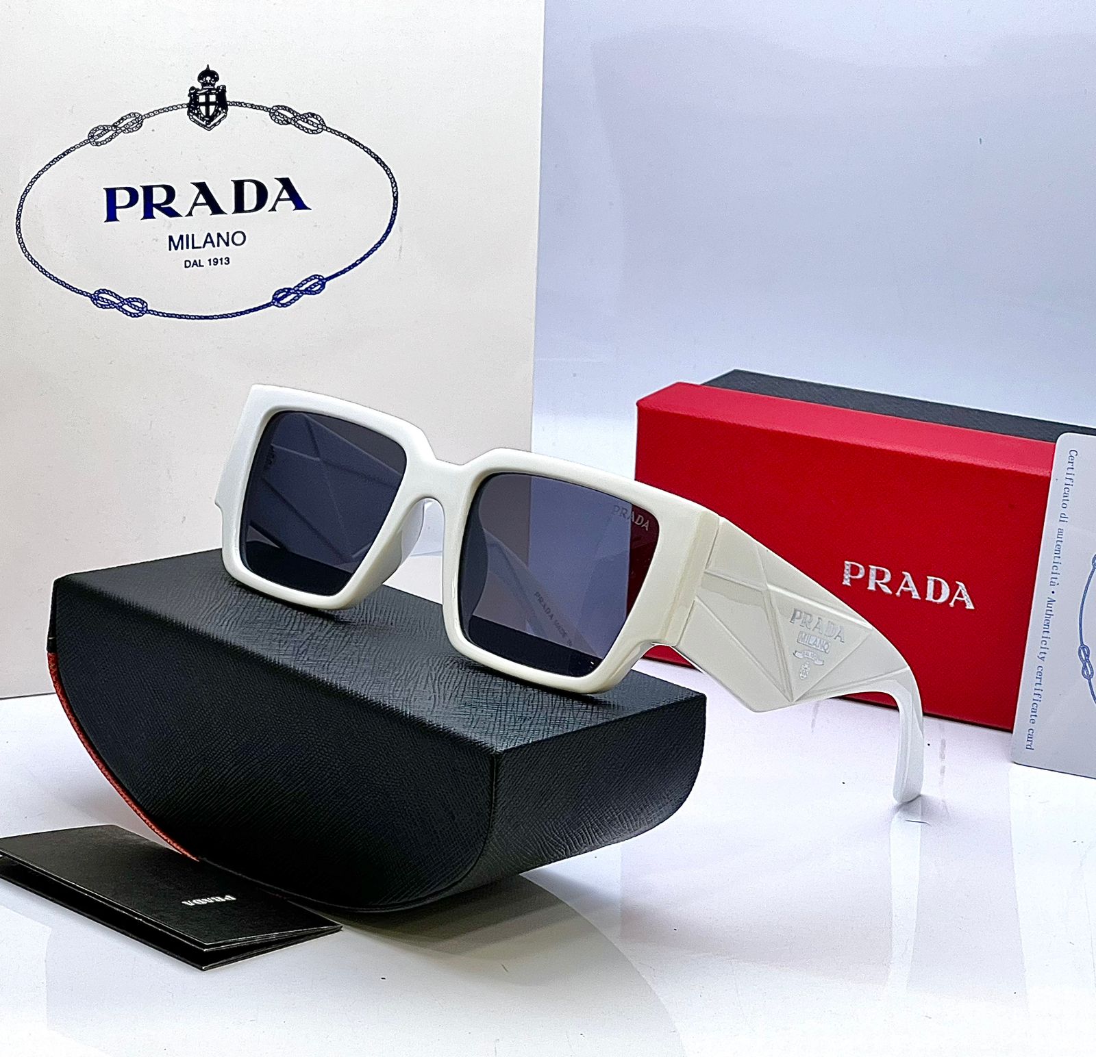 PRADA LADIES MODEL SUNGLASSES - White