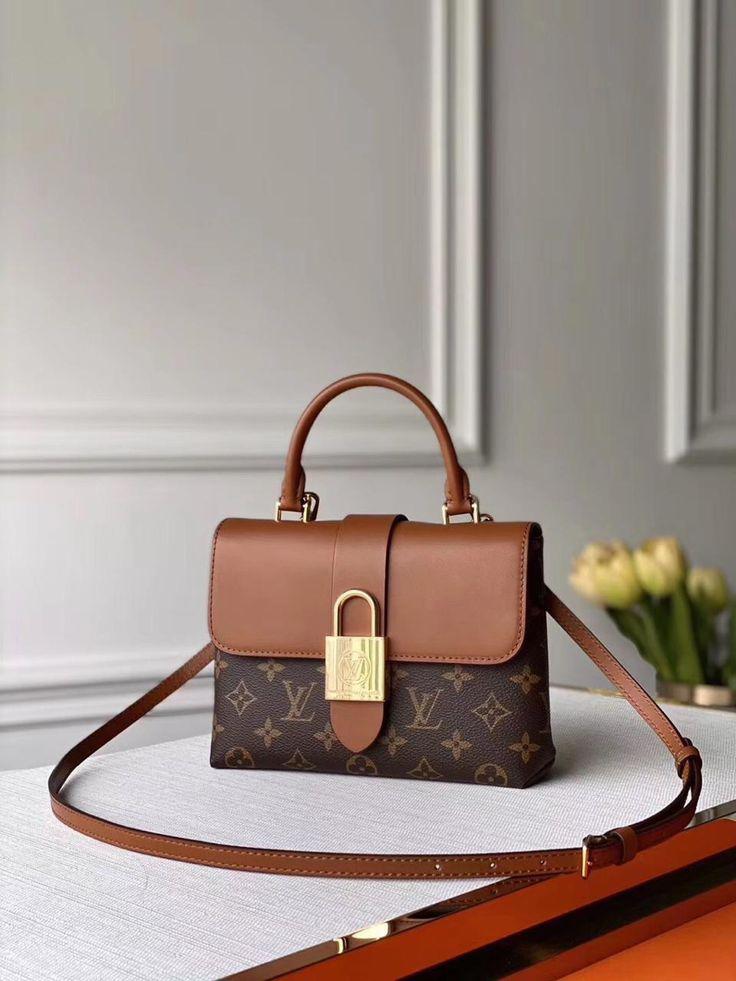 LOUIS VUITTON Locky Top Handle Crossbody Bag - Brown
