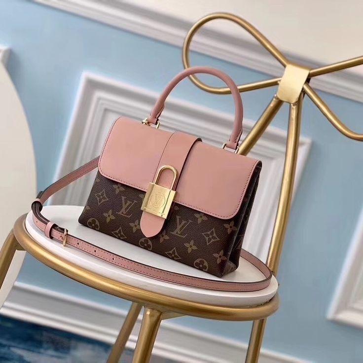 LOUIS VUITTON Locky Top Handle Crossbody Bag - Pink