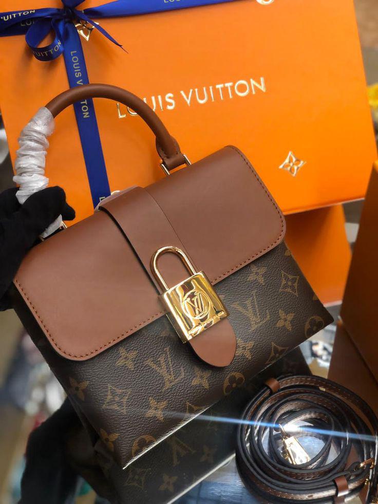 LOUIS VUITTON Locky Top Handle Crossbody Bag - Brown