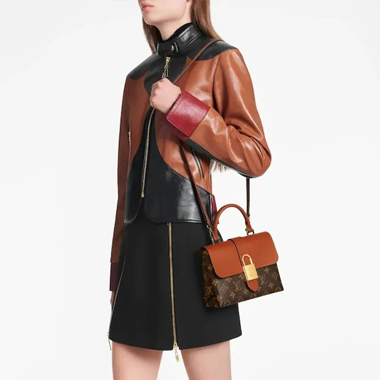 LOUIS VUITTON Locky Top Handle Crossbody Bag - Brown