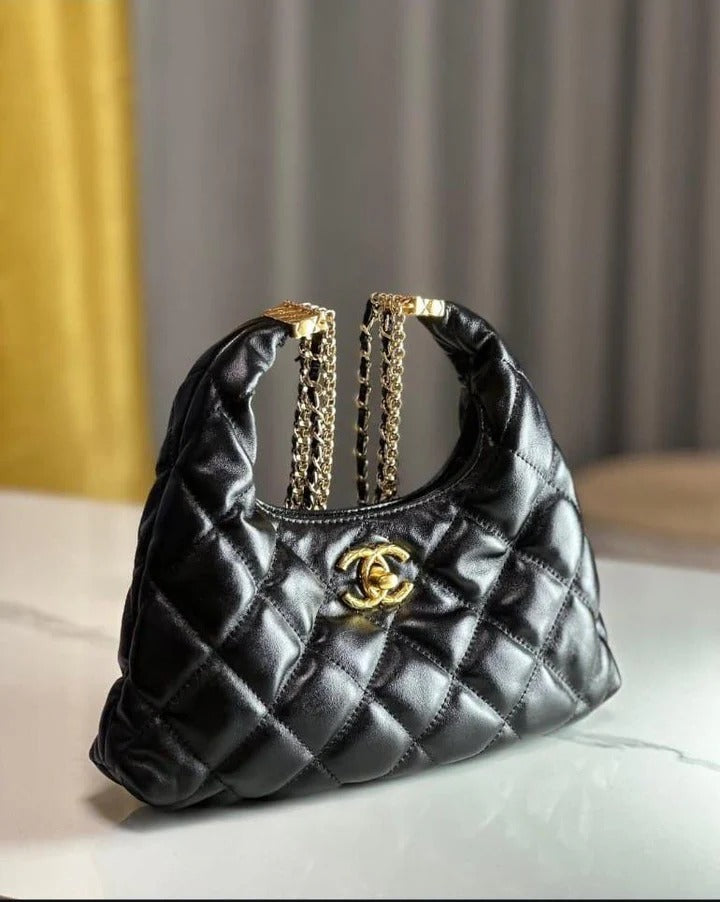 CHANEL Small Hobo Bag - Black