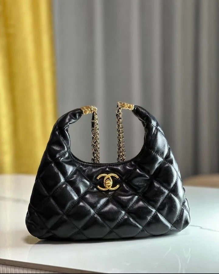 CHANEL Small Hobo Bag - Black