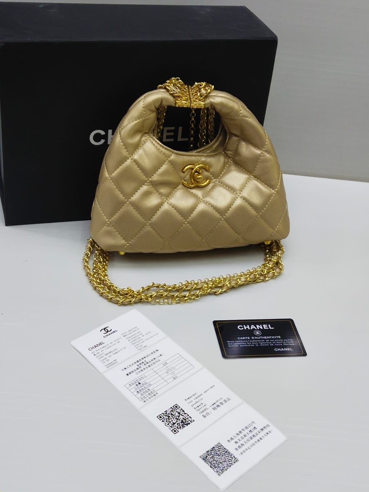 CHANEL Small Hobo Bag - Golden