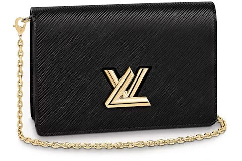 Louis Vuitton Twist Chain Black Wallet