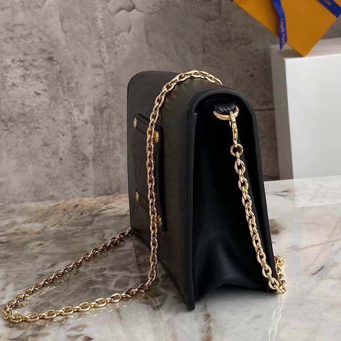 Louis Vuitton Twist Chain Black Wallet