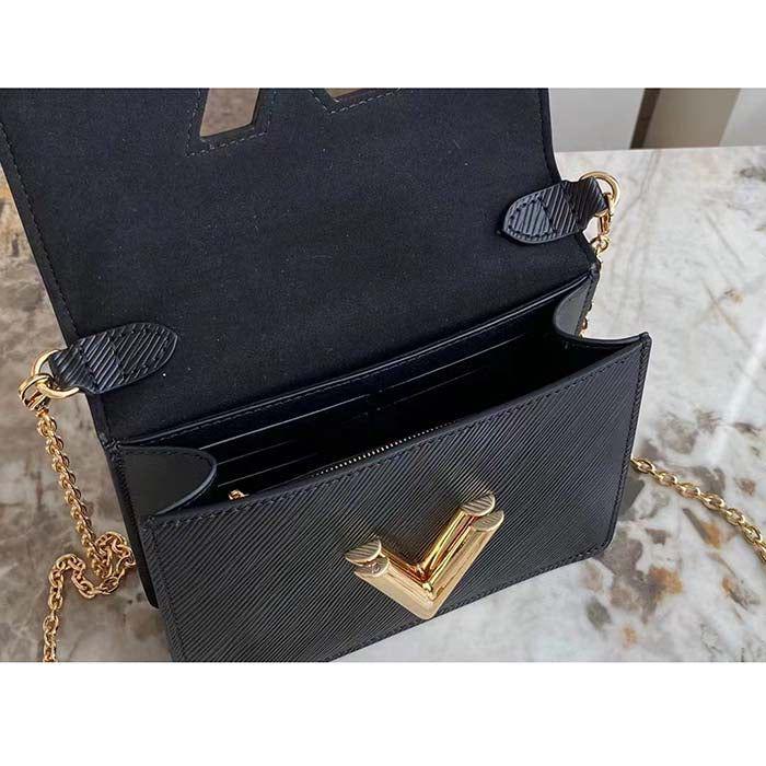 Louis Vuitton Twist Chain Black Wallet