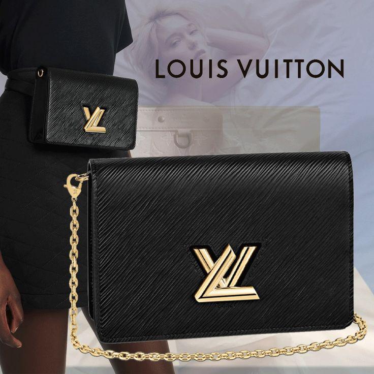 Louis Vuitton Twist Chain Black Wallet
