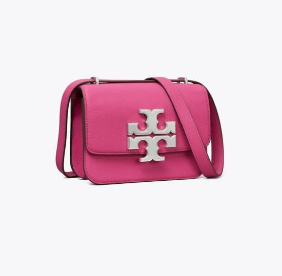 TORY BURCH Small Eleanor Pebbled Bag - Pink