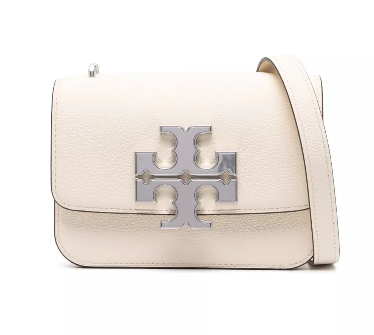TORY BURCH Small Eleanor Pebbled Bag - White