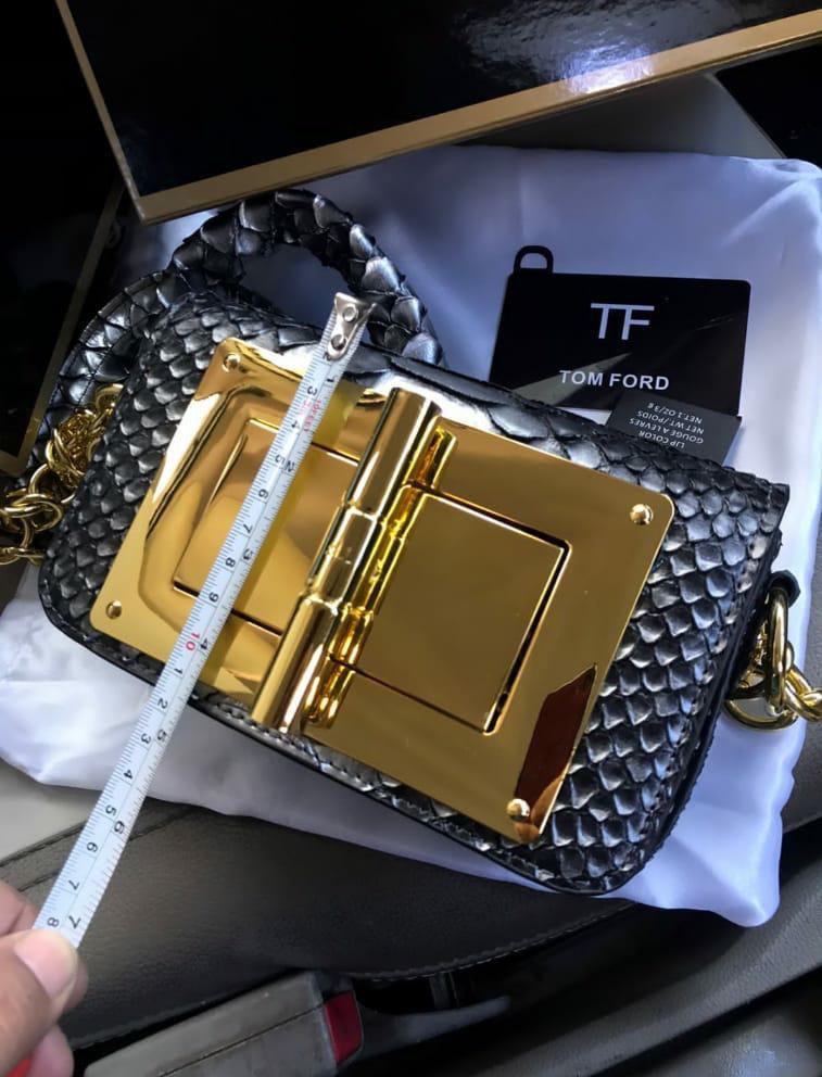 TOM FORD NATALIA SHOULDER BAG - BLACK