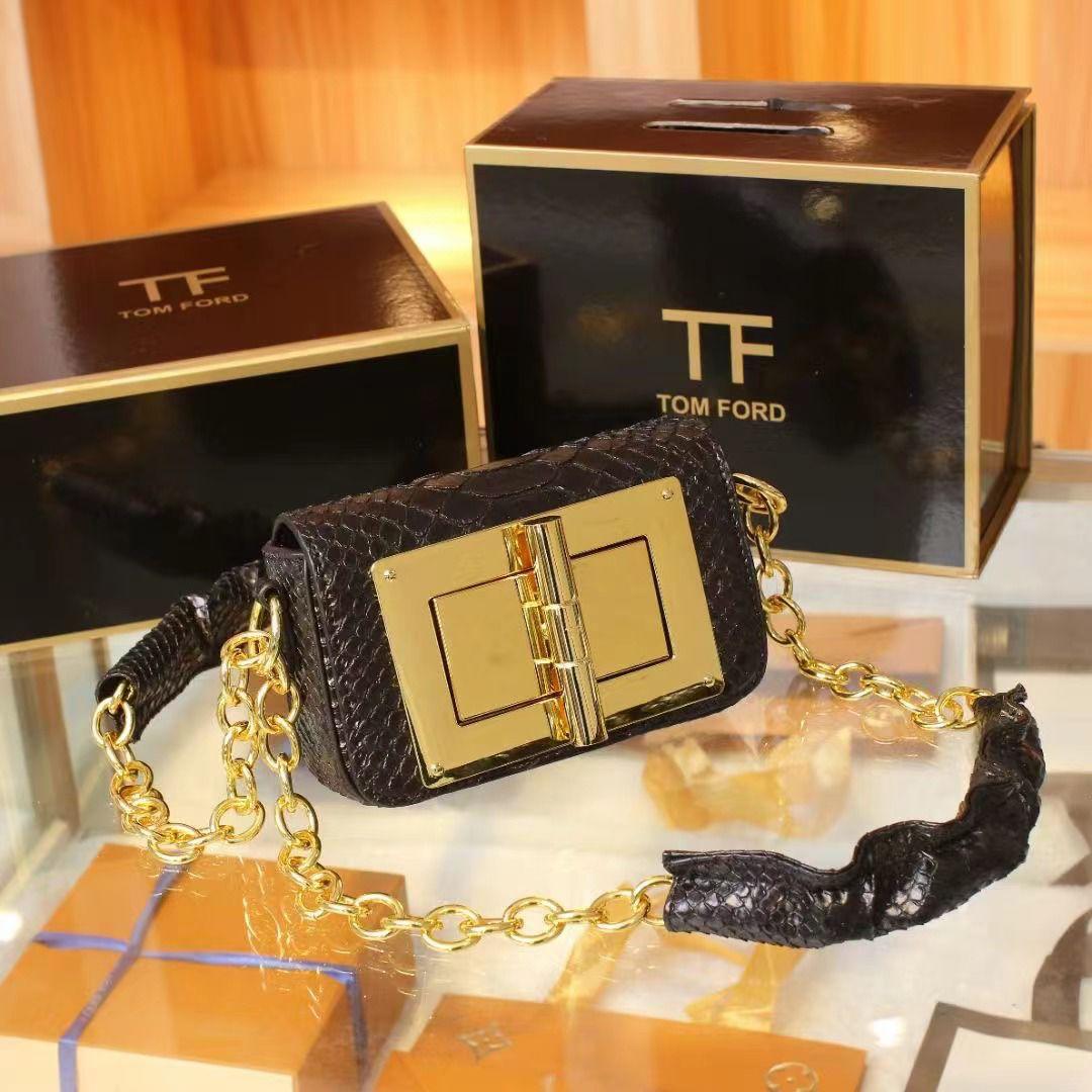 TOM FORD NATALIA SHOULDER BAG - BLACK